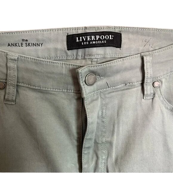 Liverpool Women's Seafoam Green SKINNY Jeans Size 14 - Picture 4 of 4